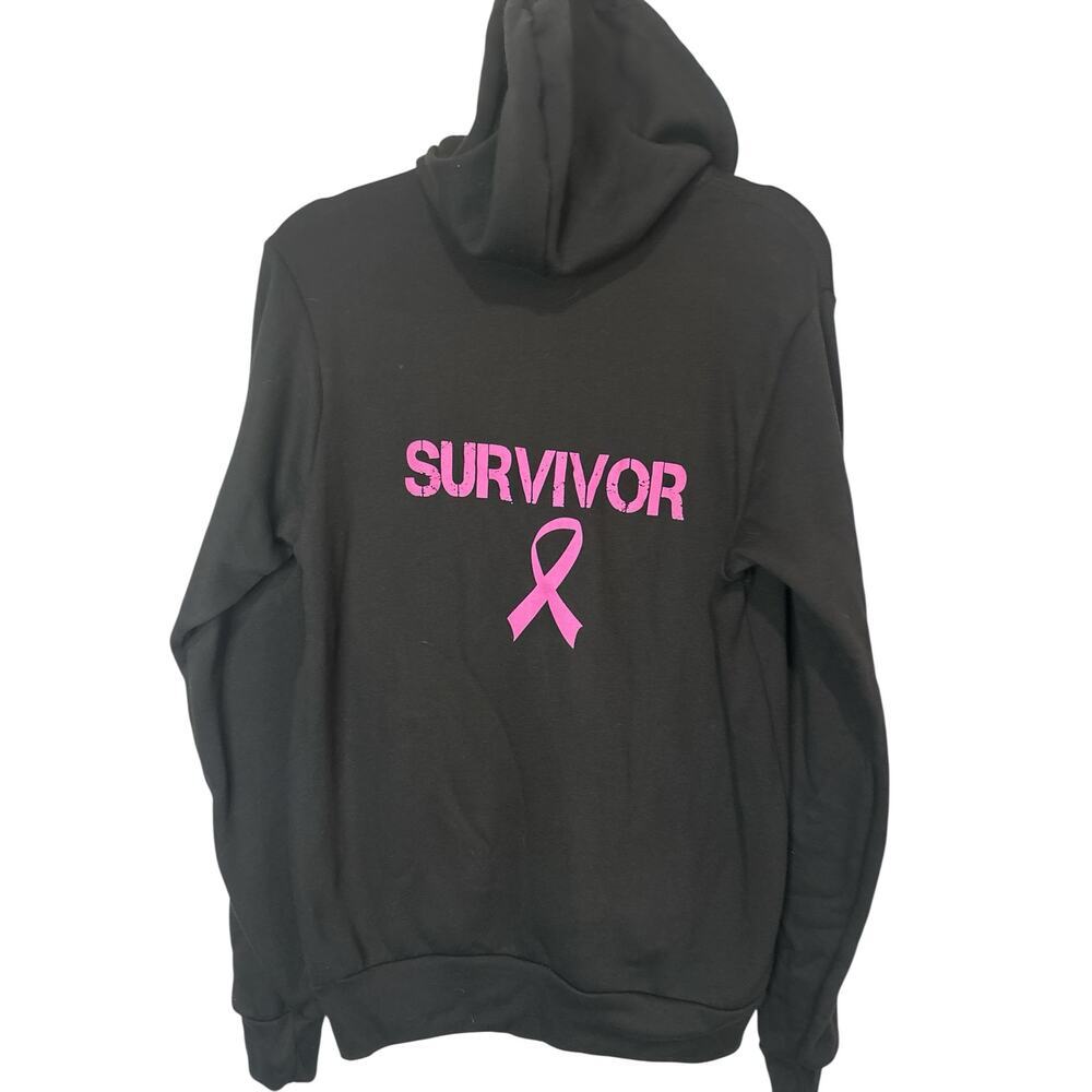 Breast Cancer Survivor Full Zip Sweater-Size M—NWOT - Picture 4 of 4